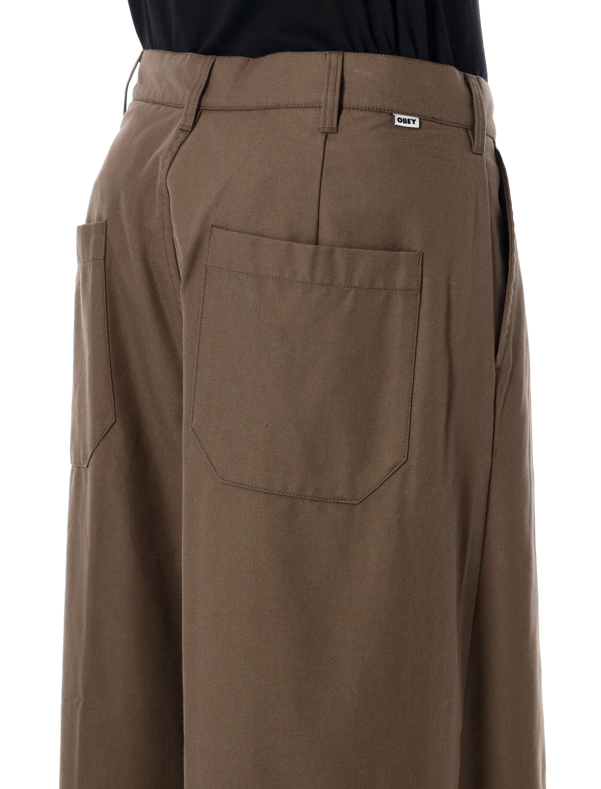 OBEY Oliver Pleated Pants - Baggy Fit, Size 32