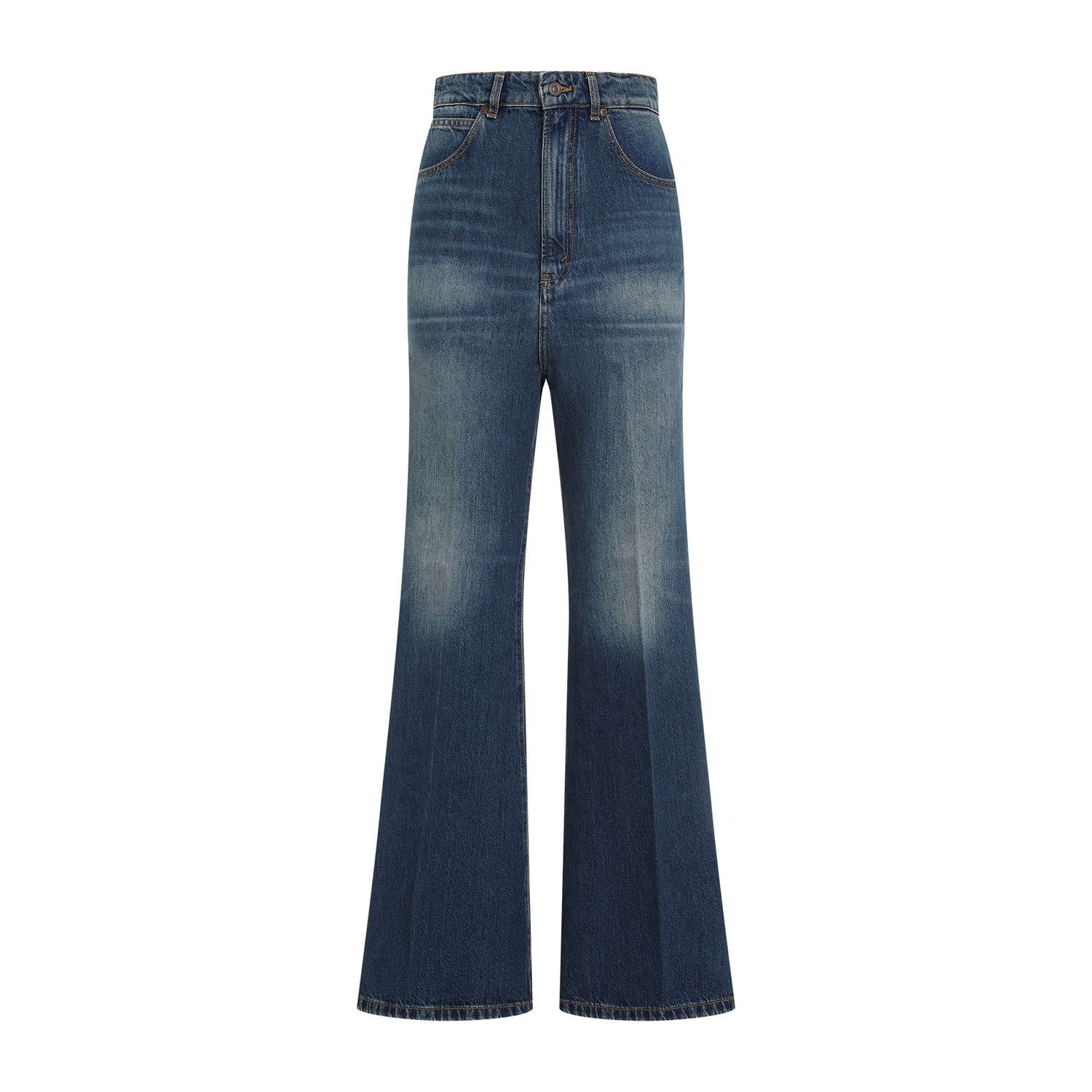 VICTORIA BECKHAM Wide Leg Kick Jeans