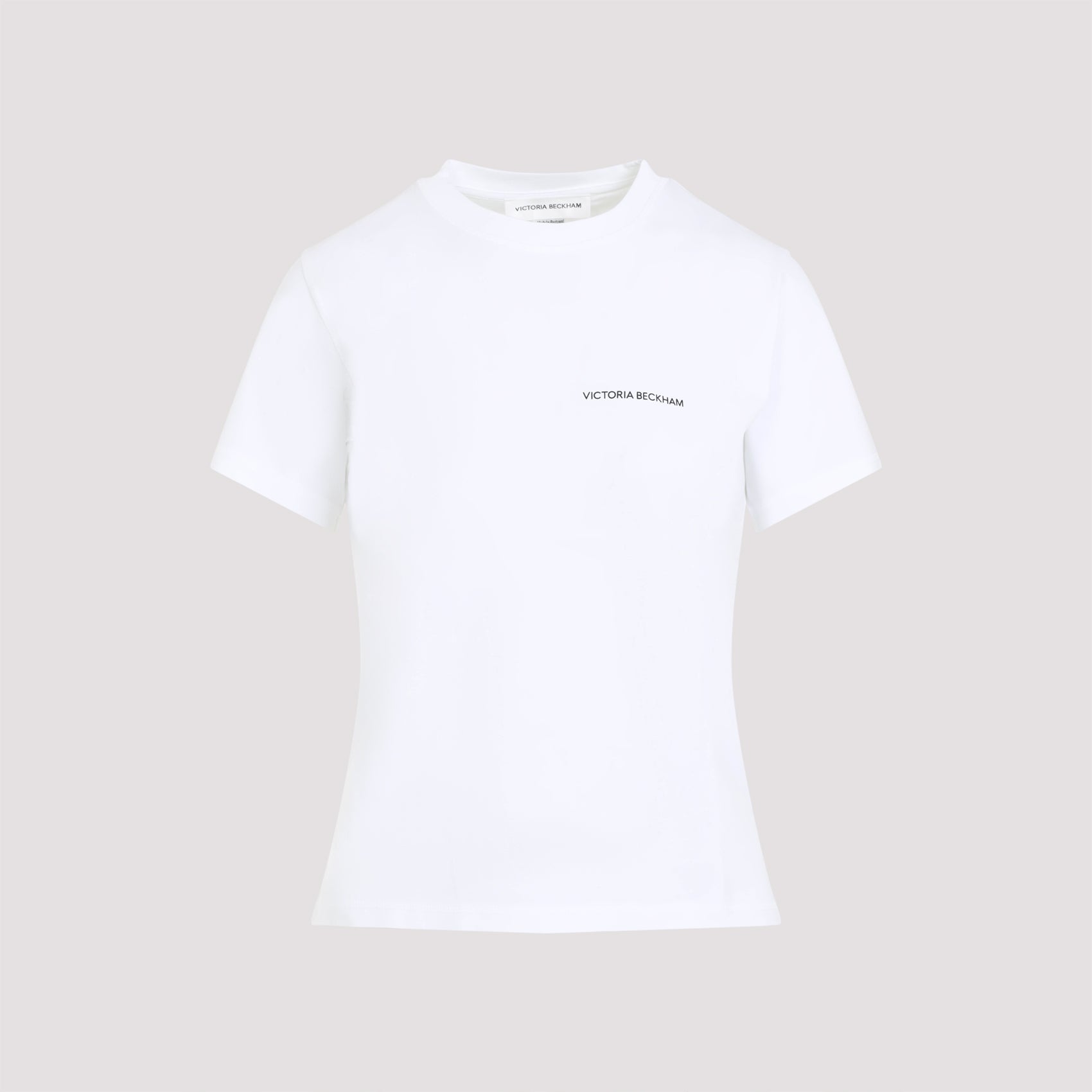 VICTORIA BECKHAM Logo Print T-Shirt - Women's SS25 Collection