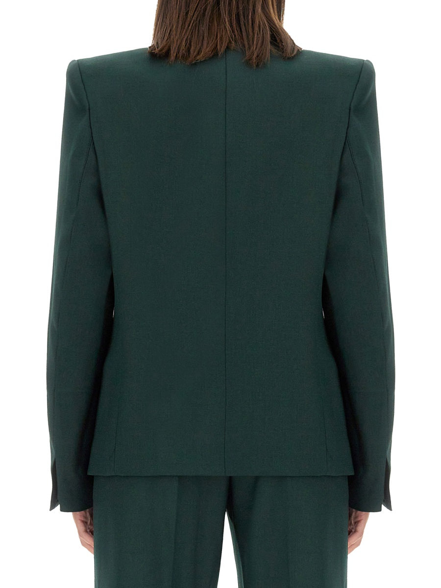 VICTORIA BECKHAM Sophisticated Jacket with Pointed Shoulders - Size 8 UK