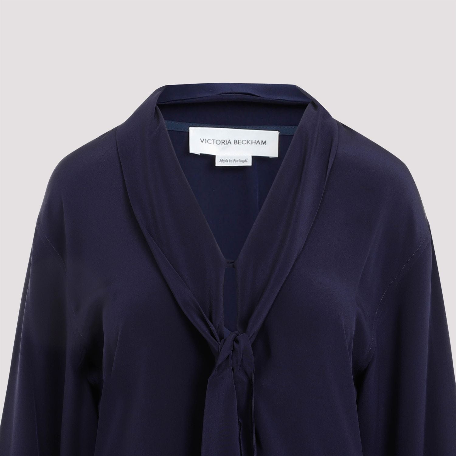 VICTORIA BECKHAM V-Neck Silk Blouse