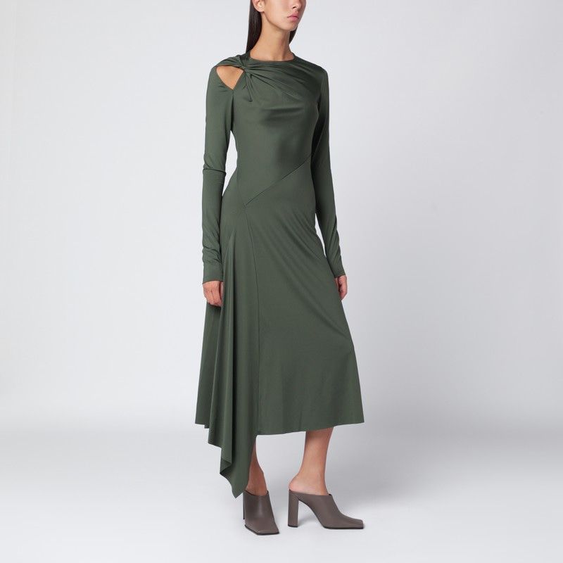 VICTORIA BECKHAM Chic Midi Dress with Interlace Details