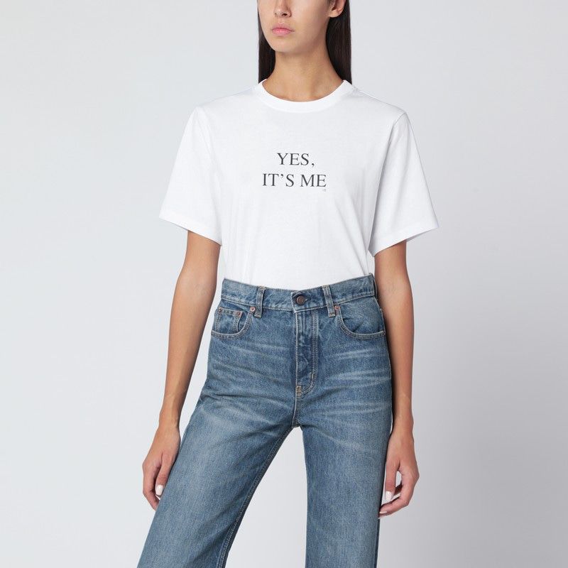 VICTORIA BECKHAM Relaxed Fit 'Yes. It's Me' T-Shirt