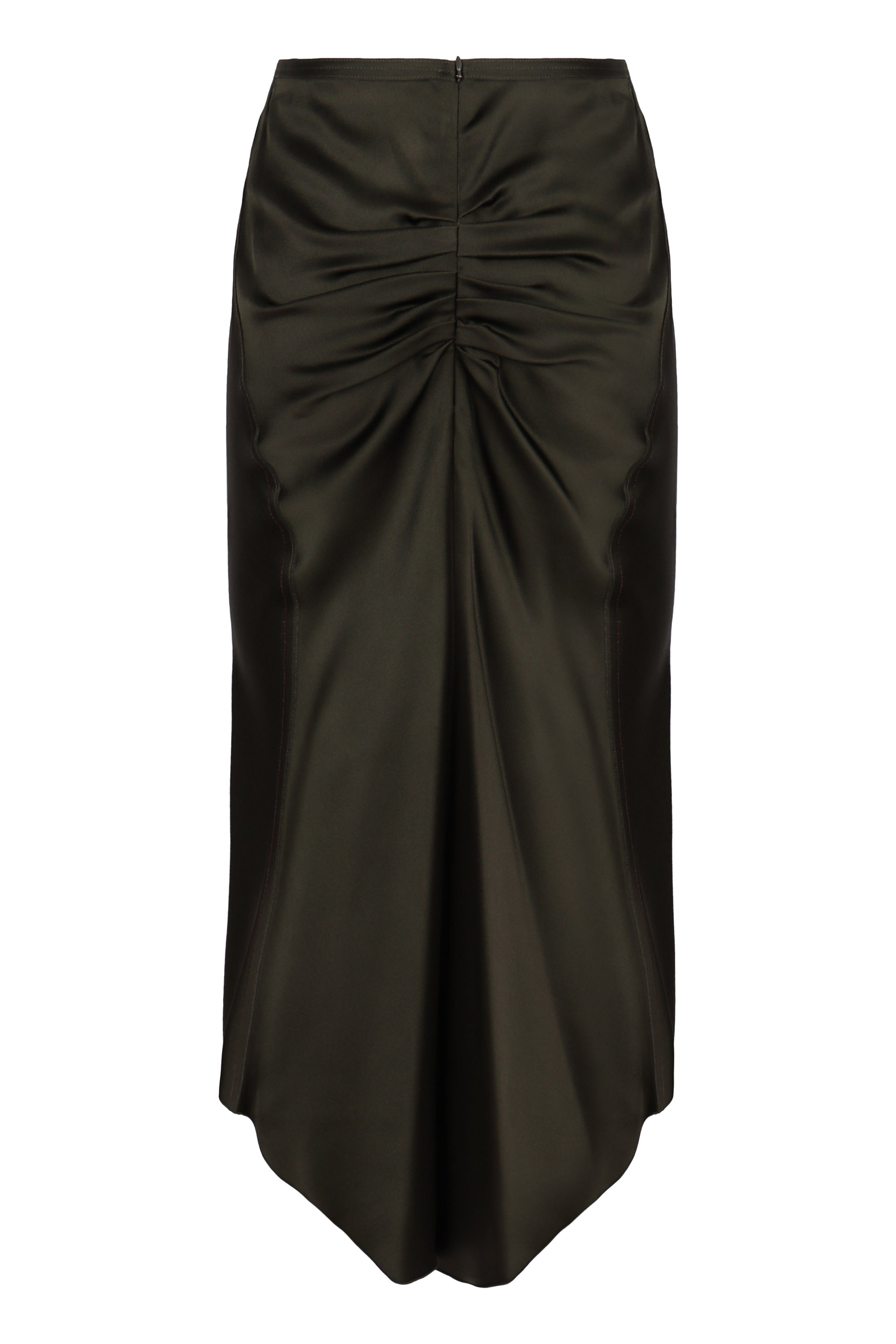 VICTORIA BECKHAM MIDI Skirt with Curly Waist for Women
