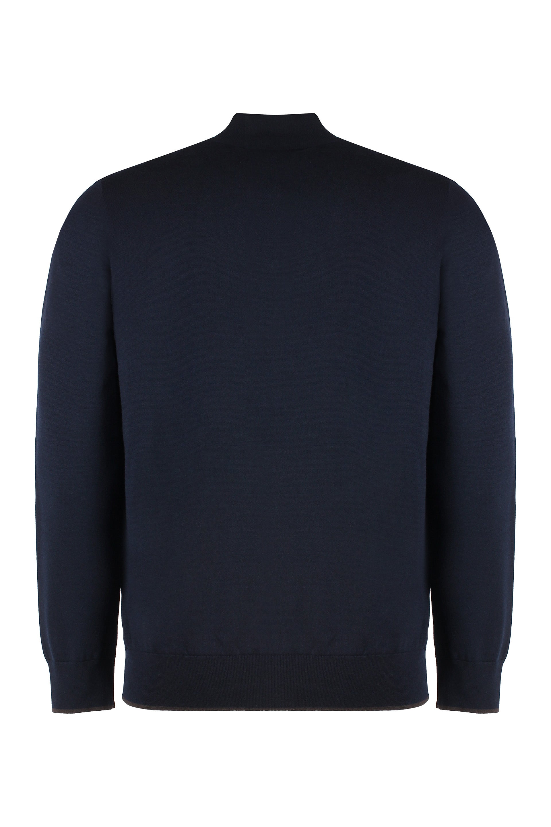 PAUL & SHARK Men's Premium Virgin Wool Sweater with Side Pockets