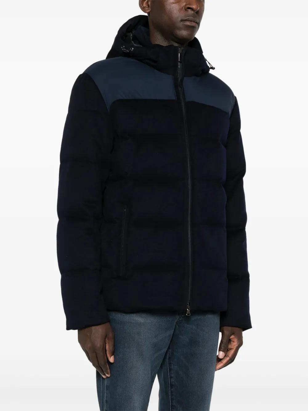 PAUL & SHARK Luxurious Puffer Jacket in Cashmere