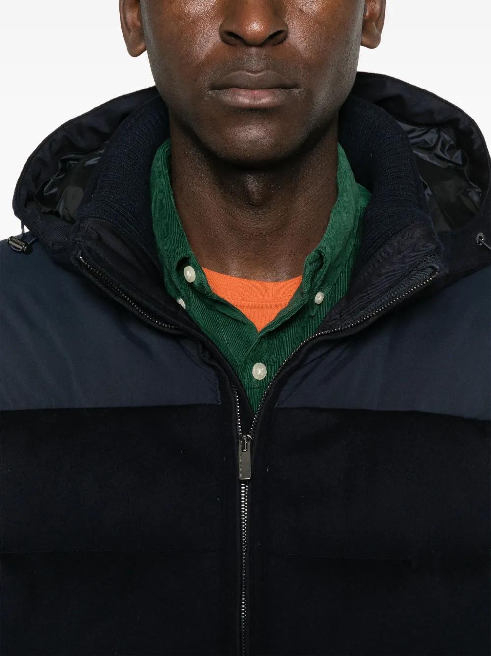 PAUL & SHARK Luxurious Puffer Jacket in Cashmere