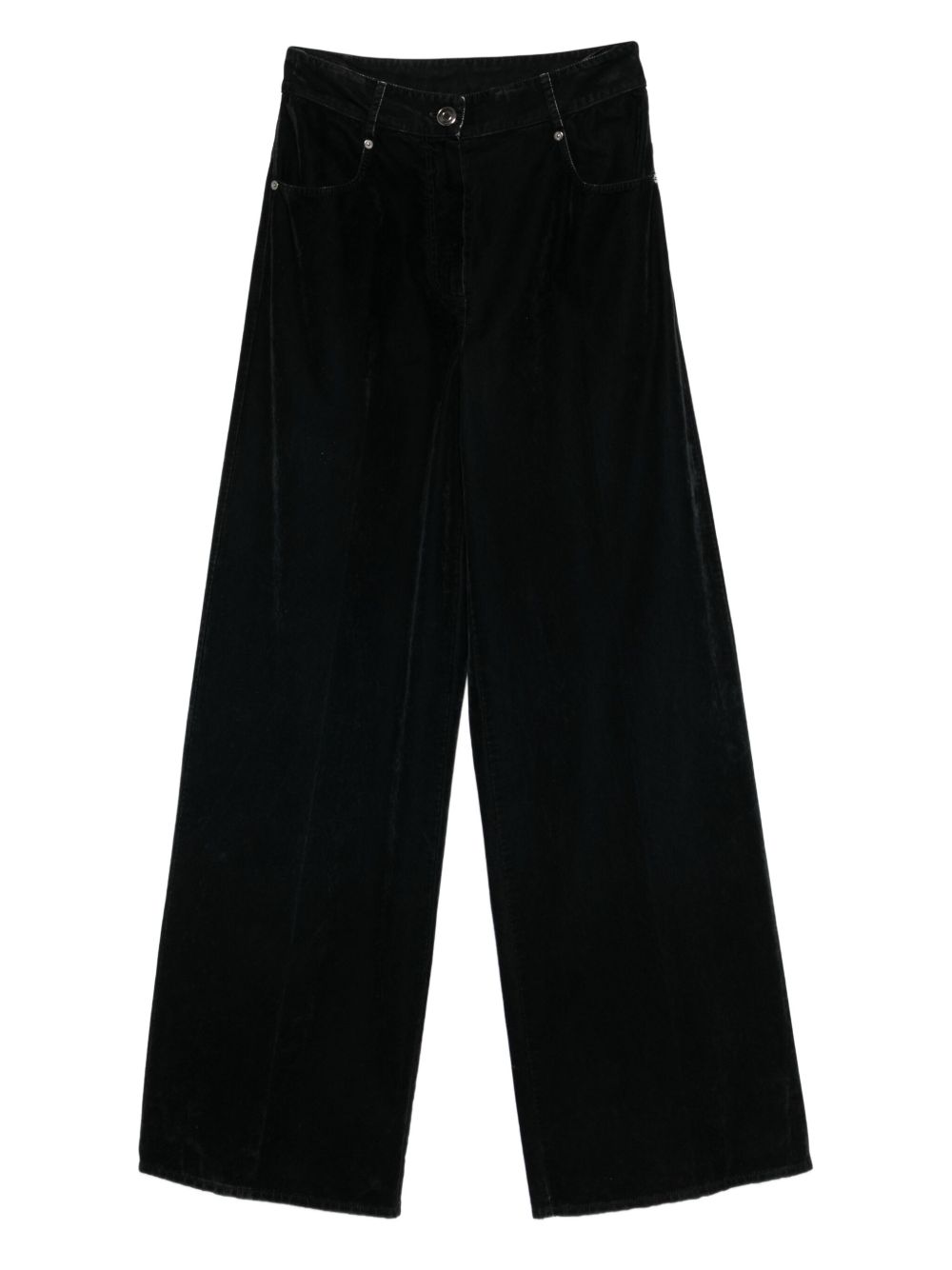 FORTE FORTE High-Waist Velvet Jeans for Women