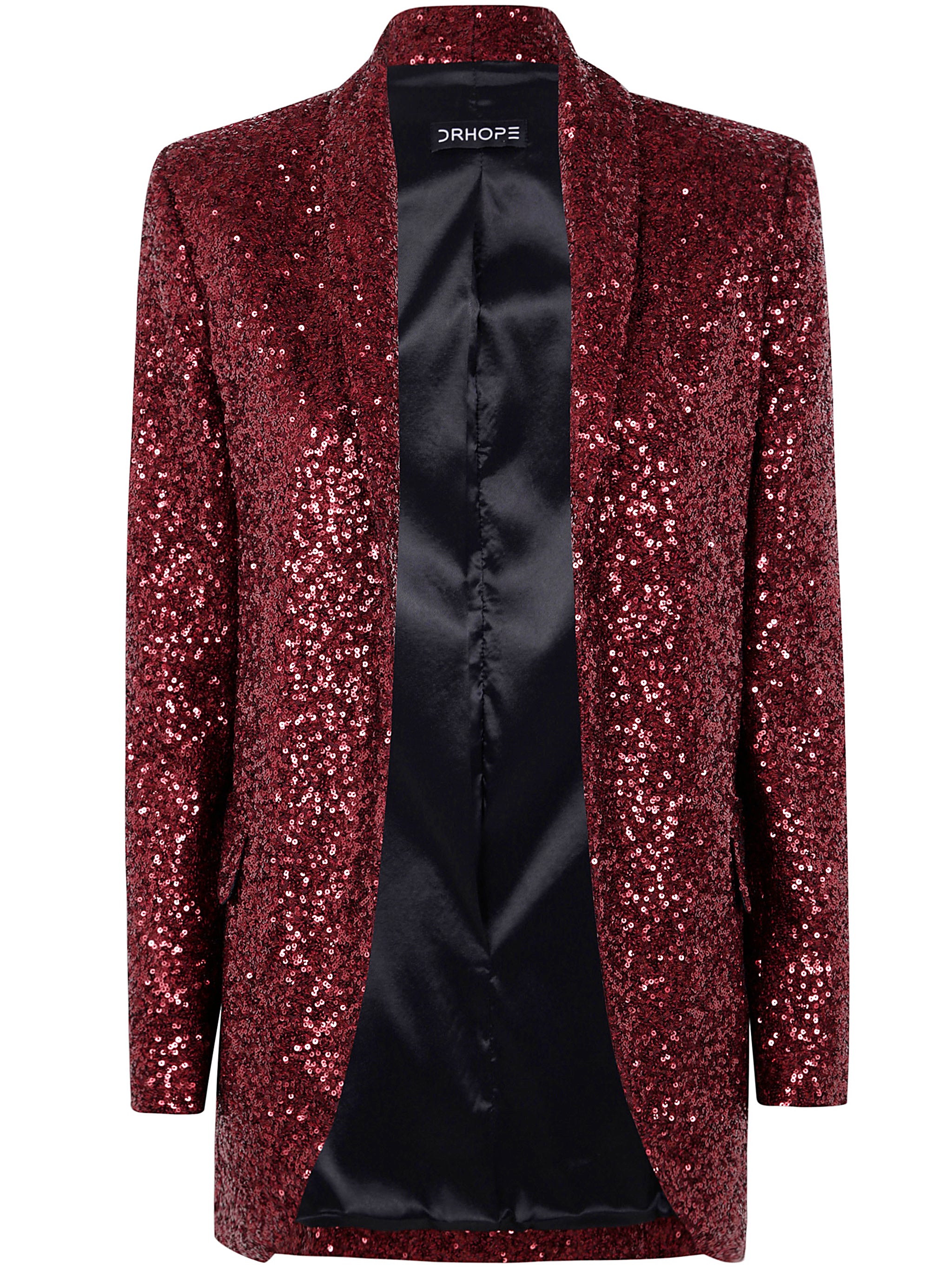 DRHOPE Mini Sequins Jacket for Women