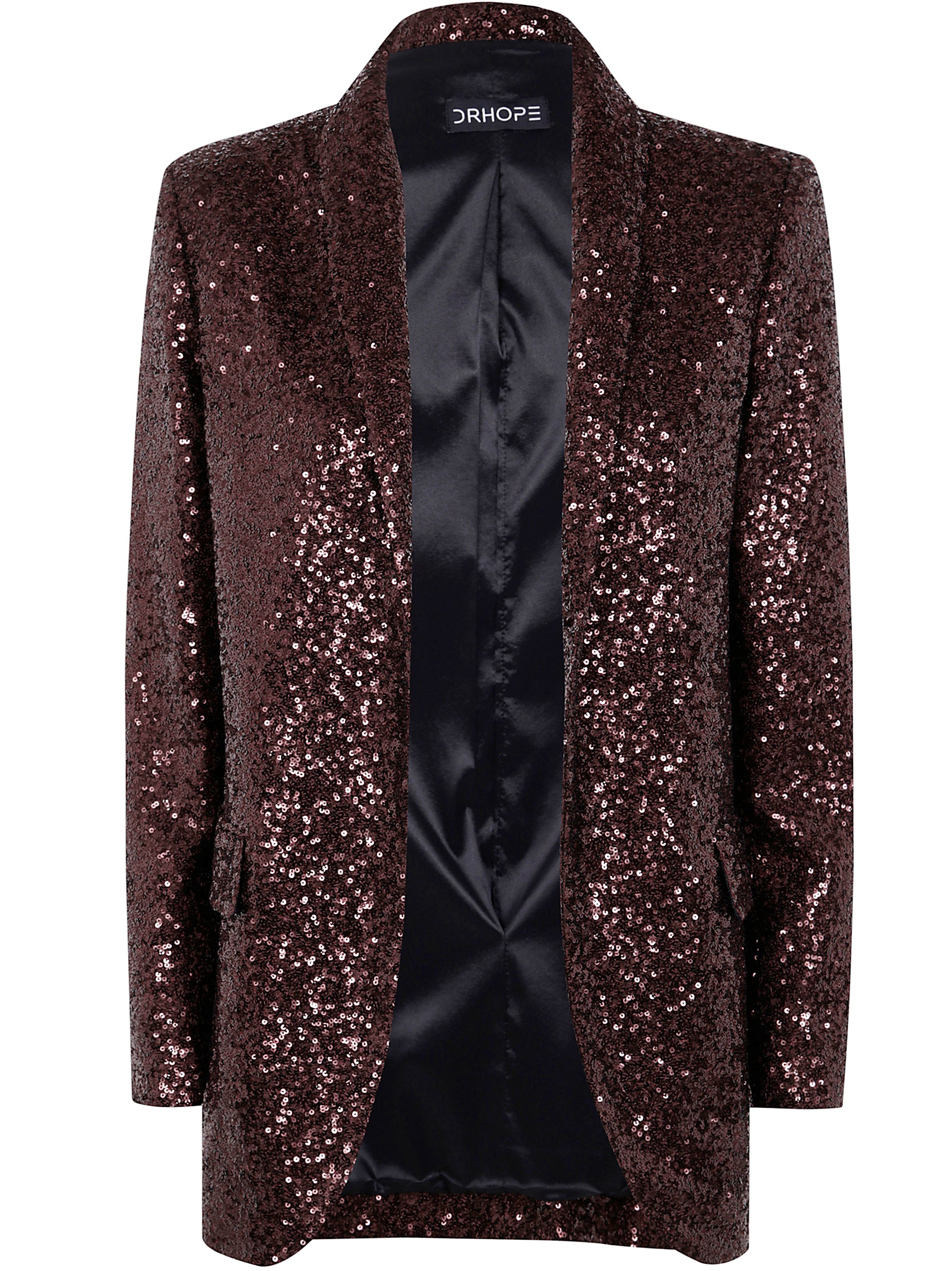 DRHOPE Mini Sequins Jacket for Women