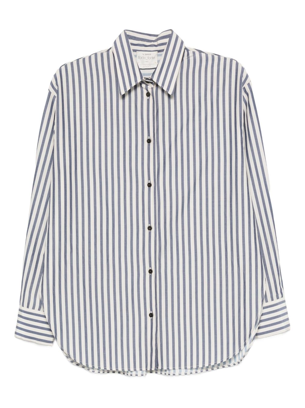 FORTE FORTE Striped Cotton Blend Shirt - FW25 Women’s Fashion