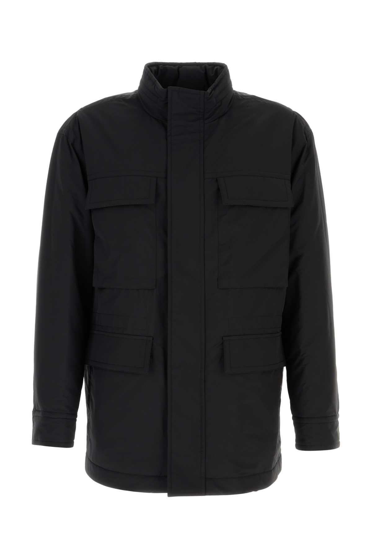 Ferragamo Men's Wool Blend Padded Jacket