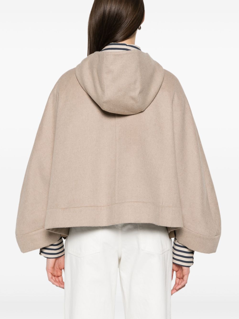 MAX MARA Wool Hooded Cape for Women