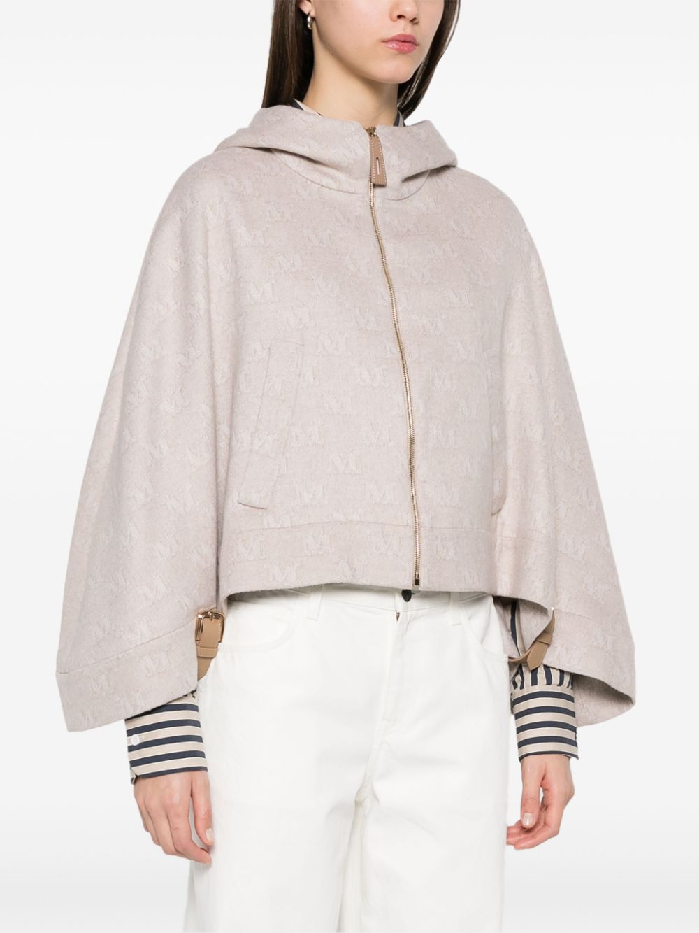 MAX MARA Wool Hooded Cape for Women