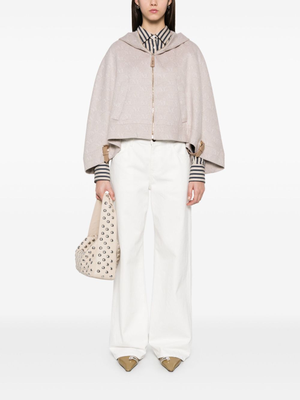 MAX MARA Wool Hooded Cape for Women