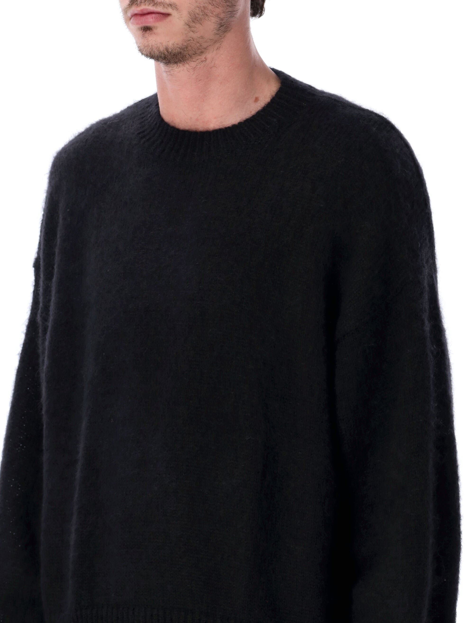 STUDIO NICHOLSON Oversized Superkid Mohair Crewneck Sweater - Men's Large
