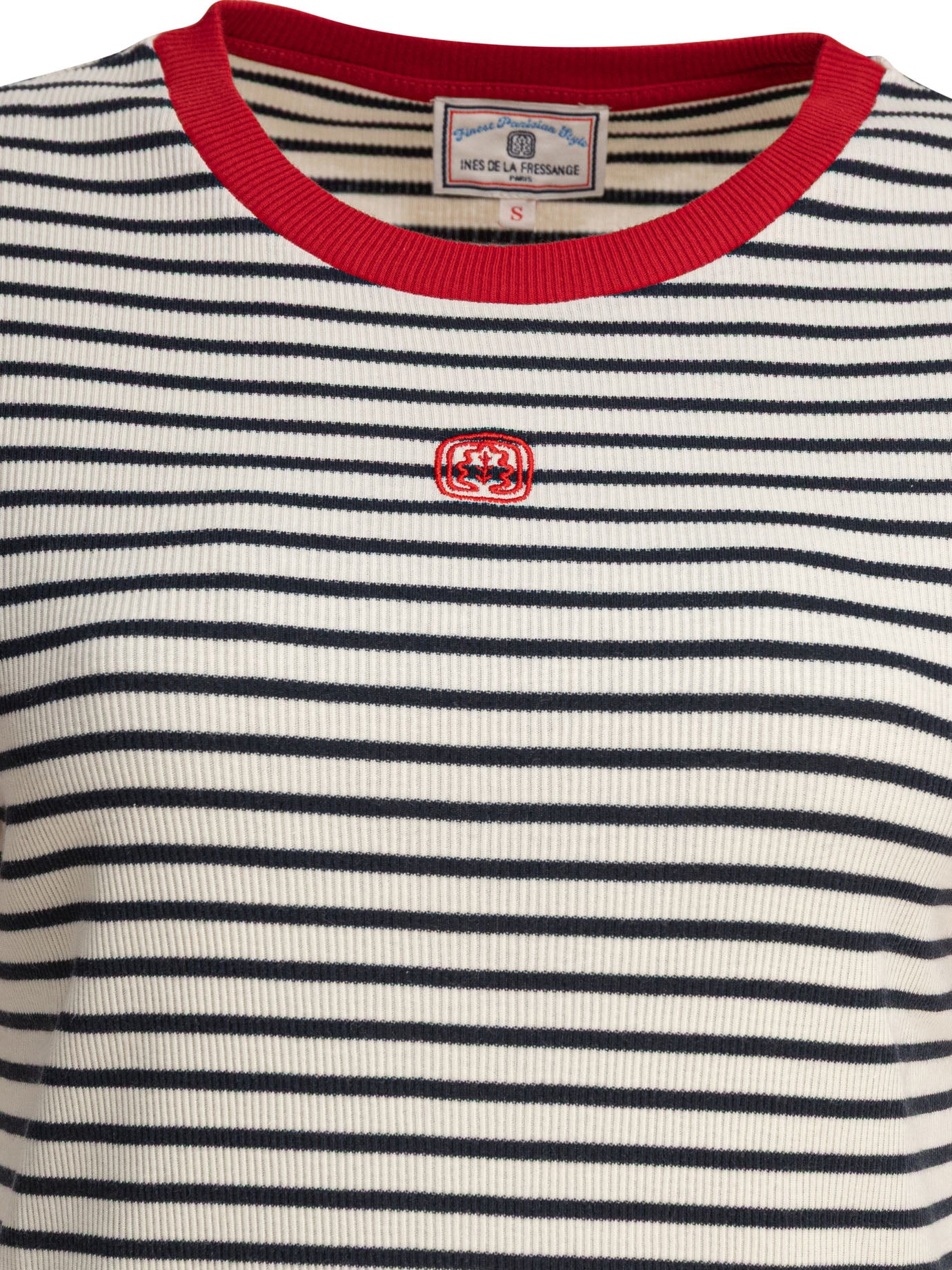 INES DE LA FRESSANGE Cotton T-Shirt for Women - SS25 Collection