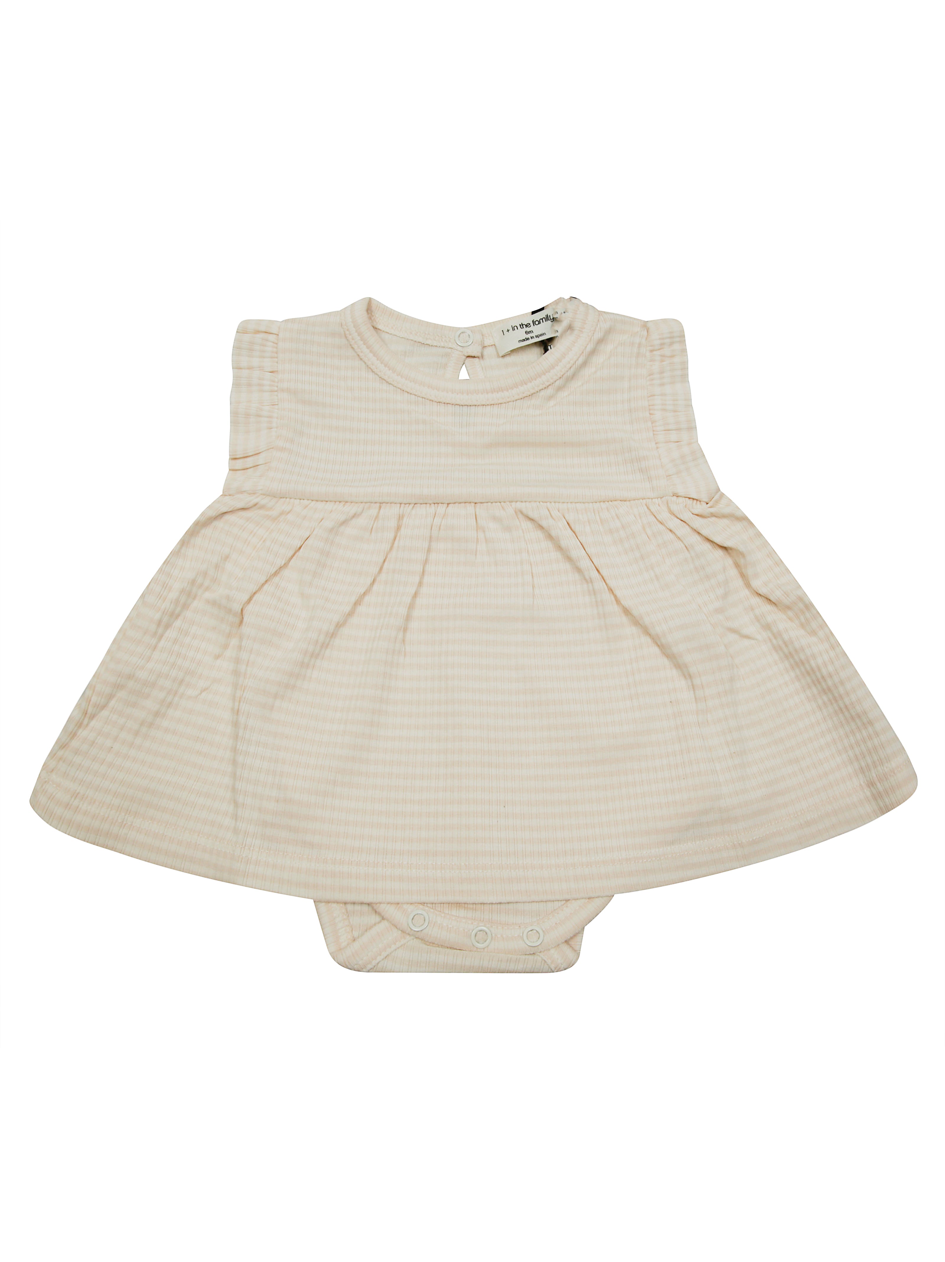 1+IN THE FAMILY Mini Body Suit with Striped Design