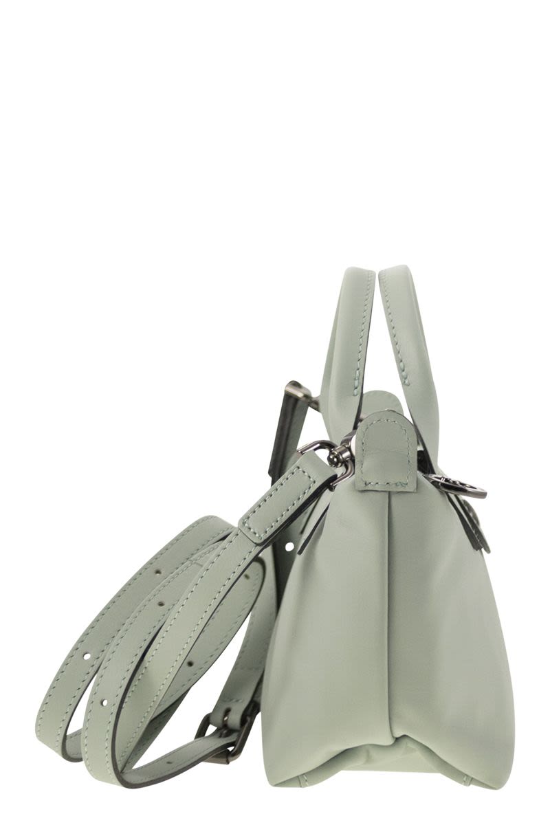 LONGCHAMP Mini Leather Handbag - A Glamorous Evening Companion