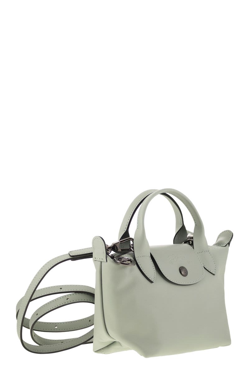 LONGCHAMP Mini Leather Handbag - A Glamorous Evening Companion