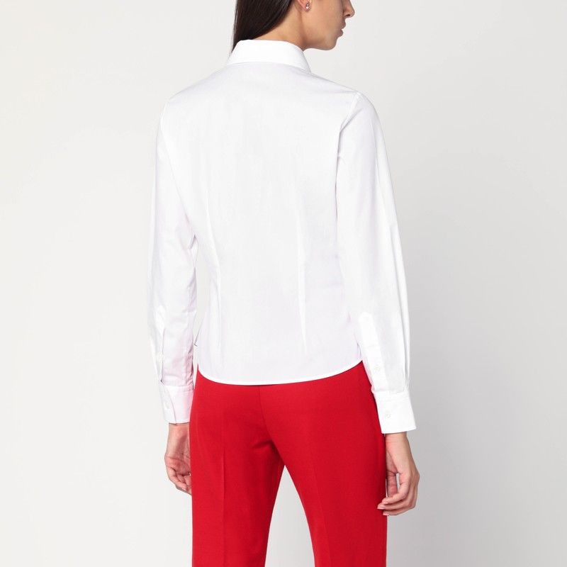VIVIENNE WESTWOOD Oversized Cotton Poplin Shirt with Pointed Collar