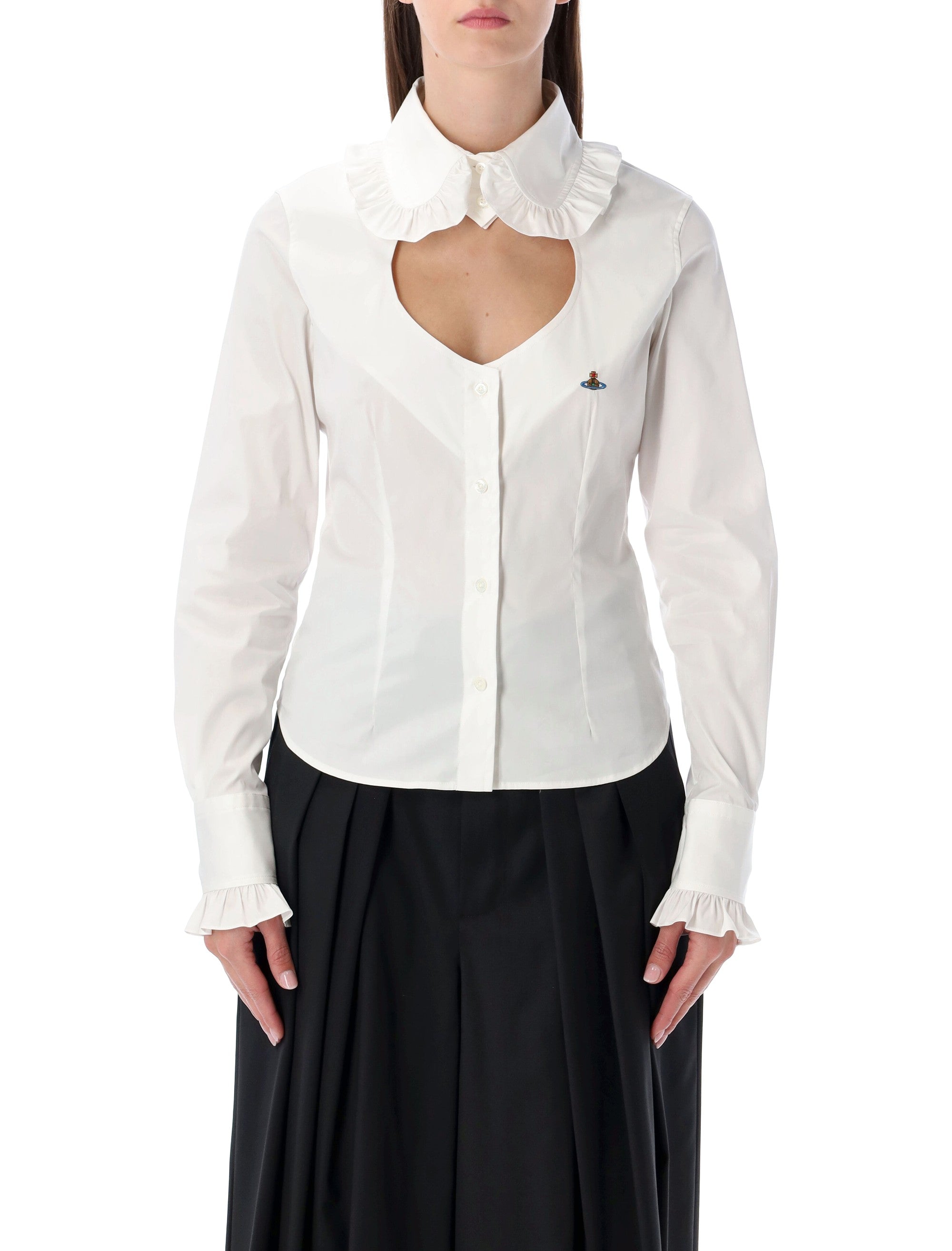 VIVIENNE WESTWOOD Toulouse Frill Shirt - Size 40