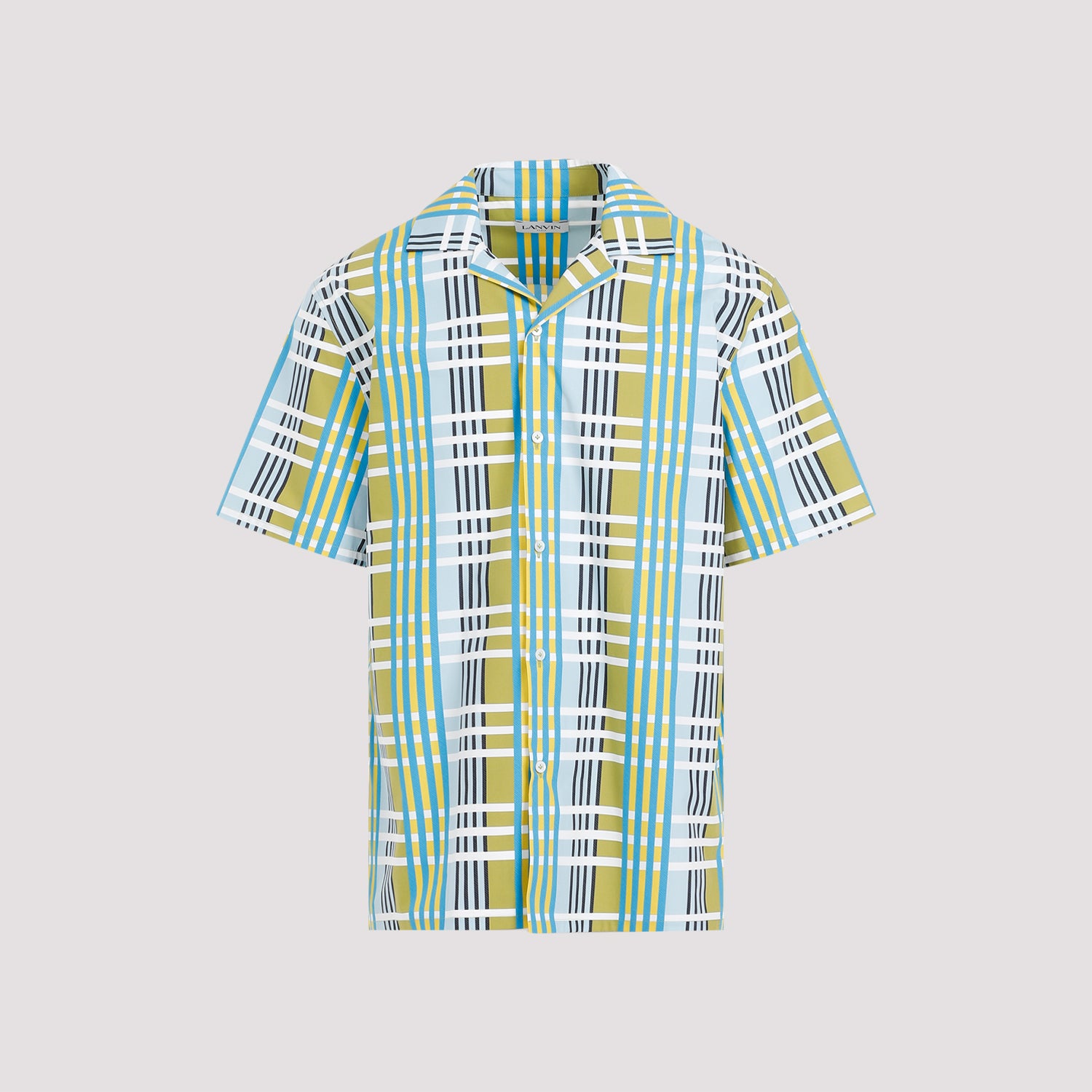 LANVIN Printed Bowling Shirt for Men - SS24 Collection