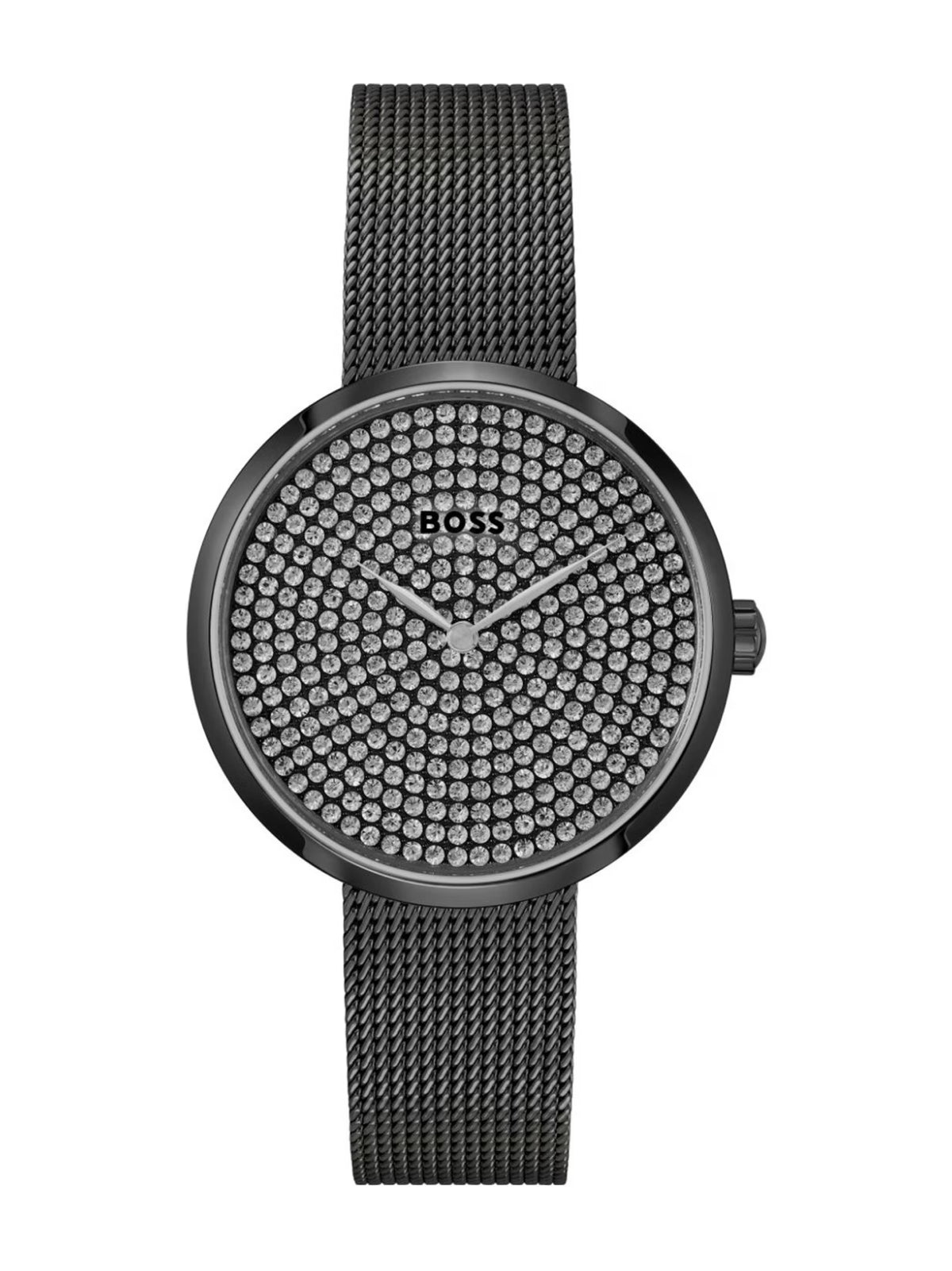 HUGO BOSS Mini Cubic Zirconia Dial Quartz Watch - 36MM