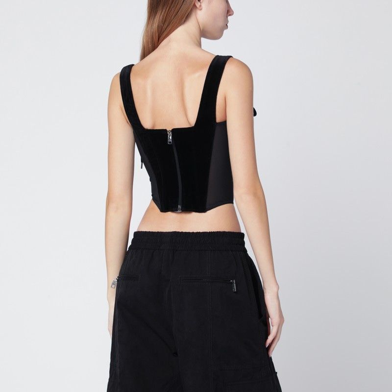 VIVIENNE WESTWOOD Mini Velvet Puppy Corset