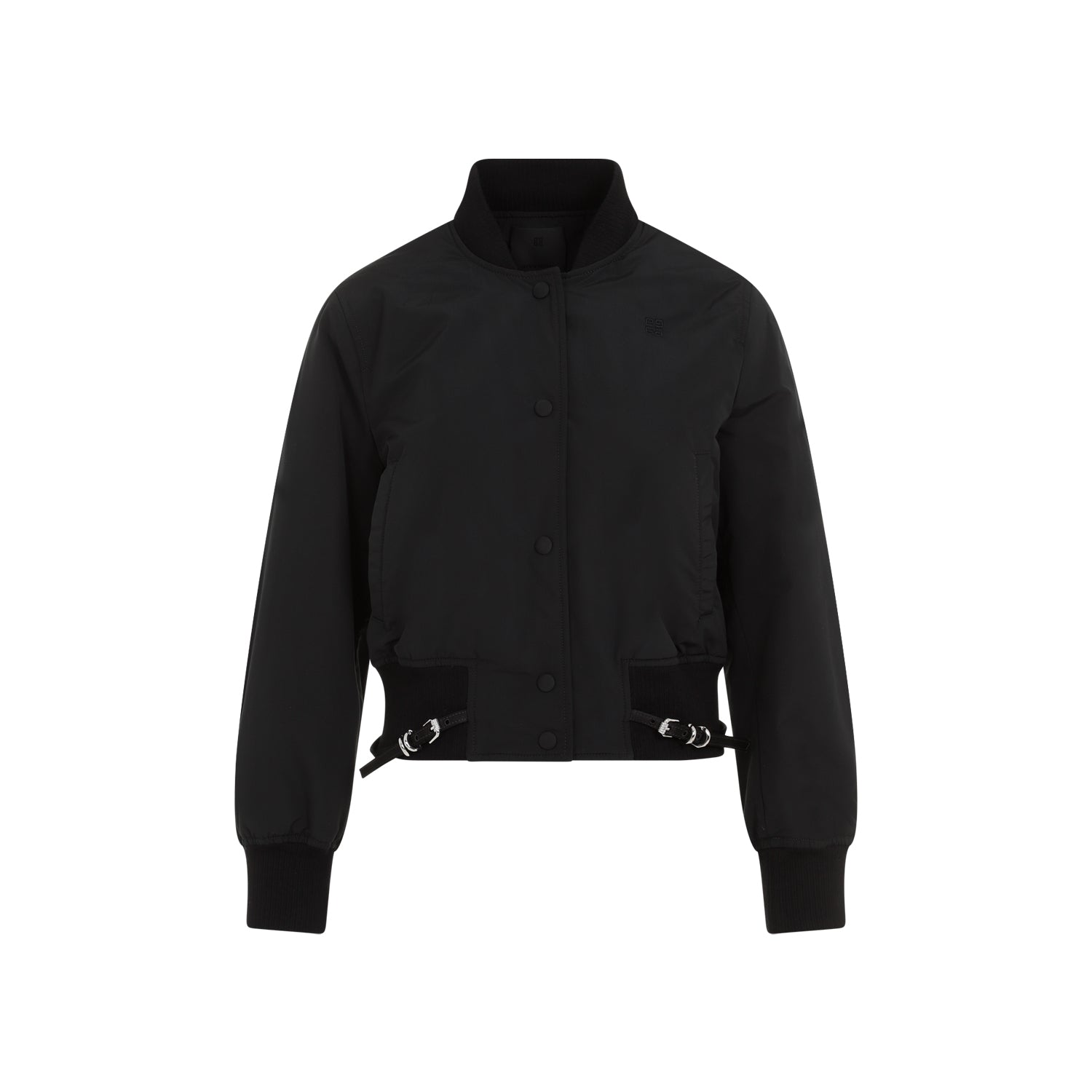 GIVENCHY Men's Long Sleeve Blouson Jacket with Attached Belt