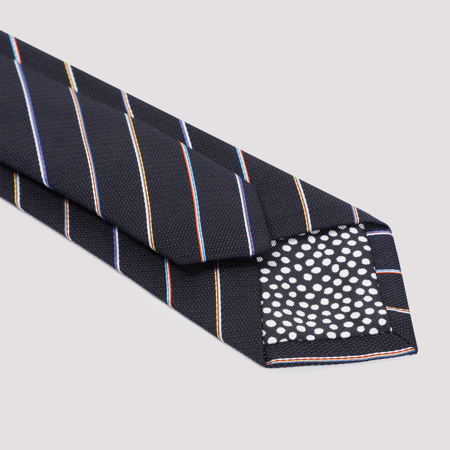 PAUL SMITH Mini Multi Stripes Silk Tie