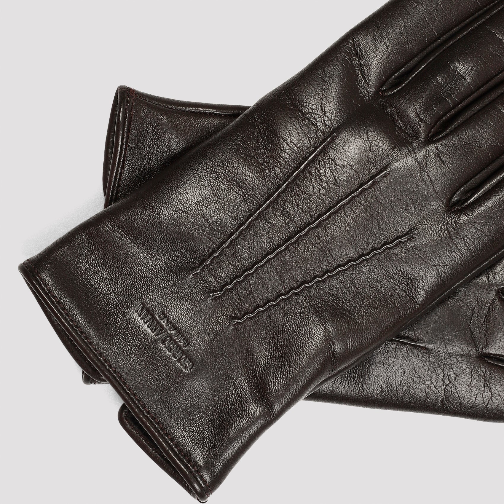 GIORGIO ARMANI Men's Premium Leather Gloves