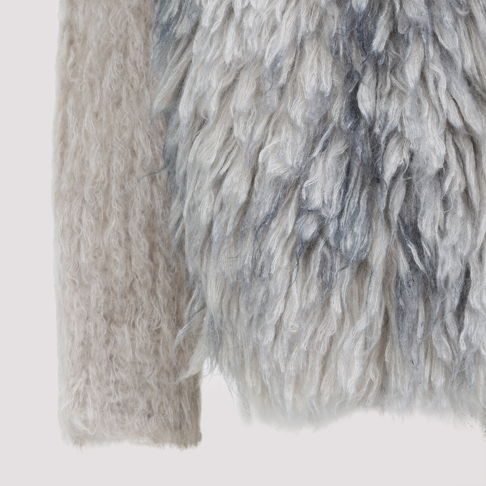 GIORGIO ARMANI Polyamide & Mohair Blend Cardigan for Men