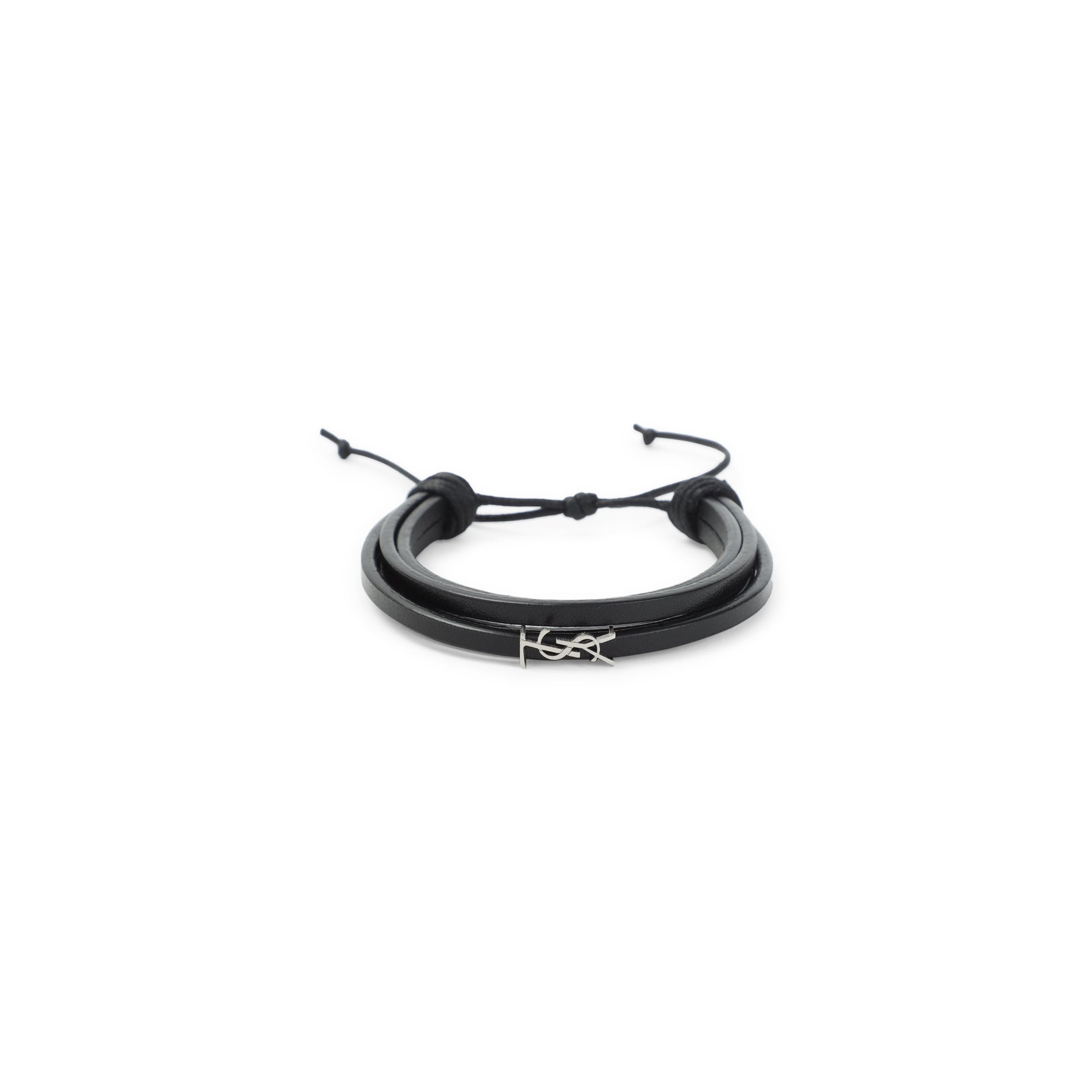 SAINT LAURENT Luxurious Leather Bracelet for Men
