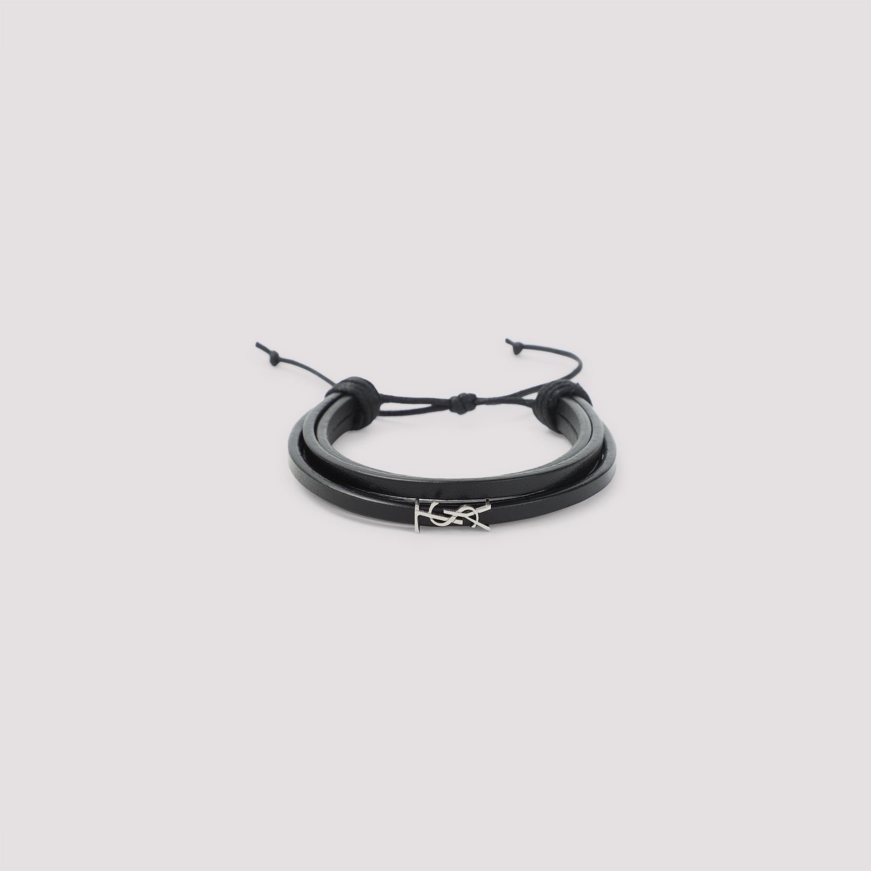 SAINT LAURENT Luxurious Leather Bracelet for Men