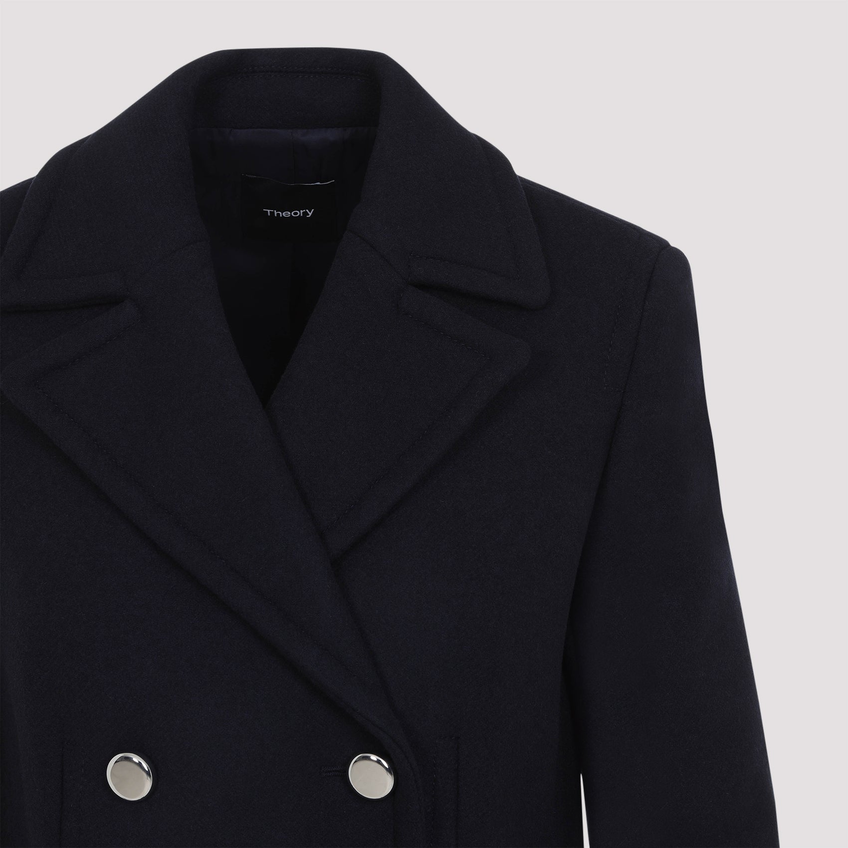 THEORY Men's Double Breasted Peacoat