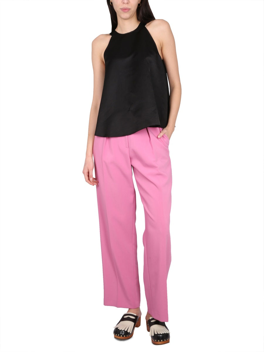 ALYSI Women's Straight Leg Mini Pants