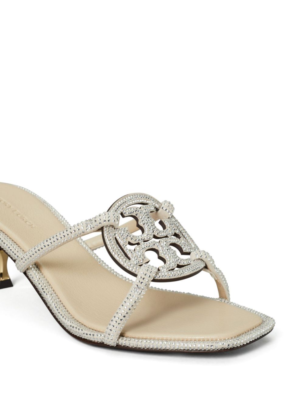 TORY BURCH Pave Geo Bombe Miller Low Heel Sandal