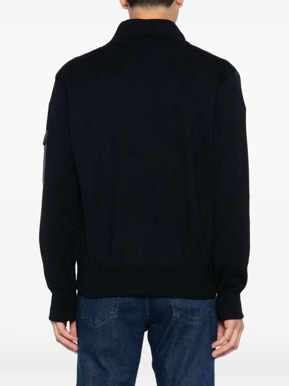 PAUL & SHARK Men's Wool Sleeve Quilted Jacket