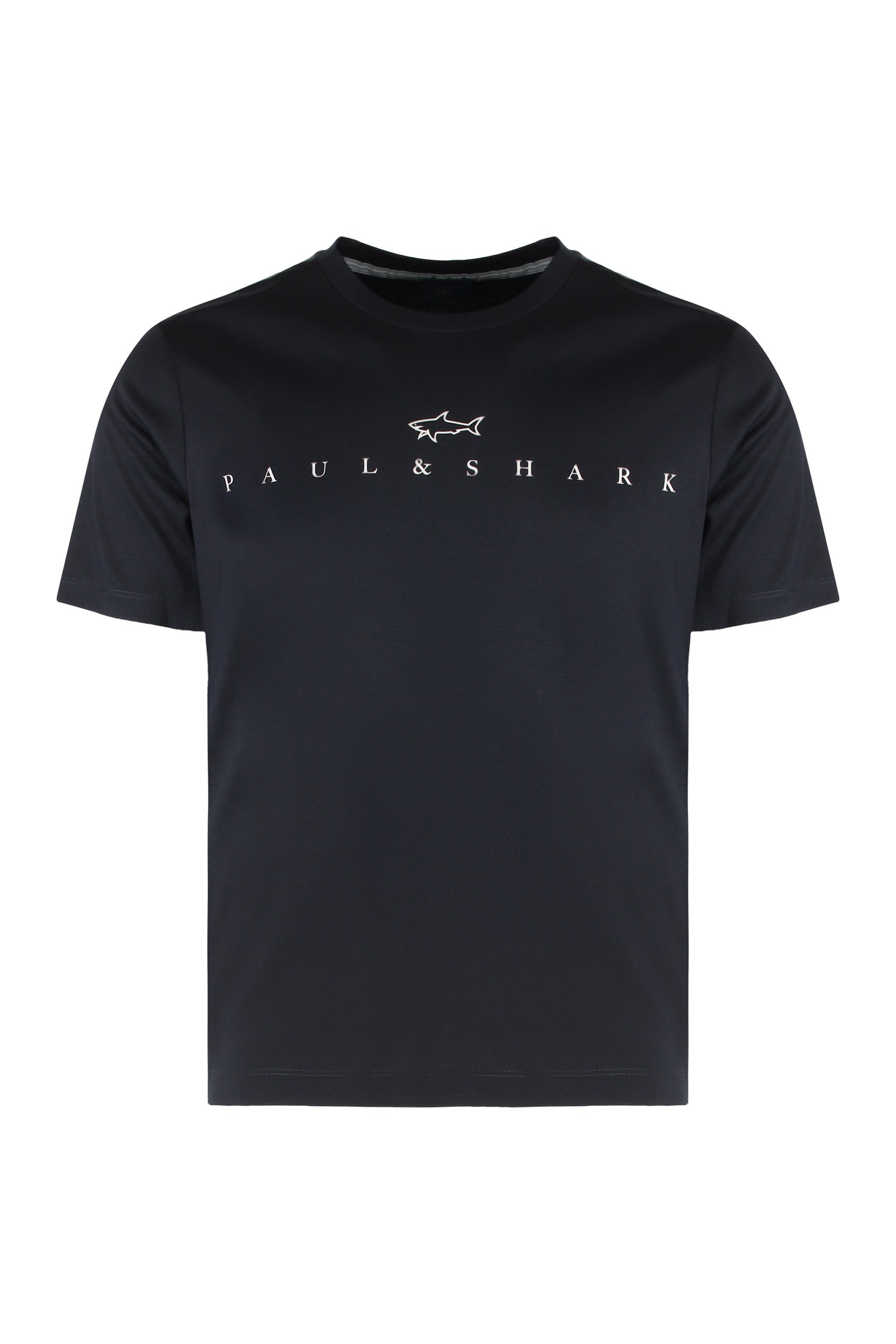 PAUL & SHARK Men's Cotton T-Shirt with Logo Print
