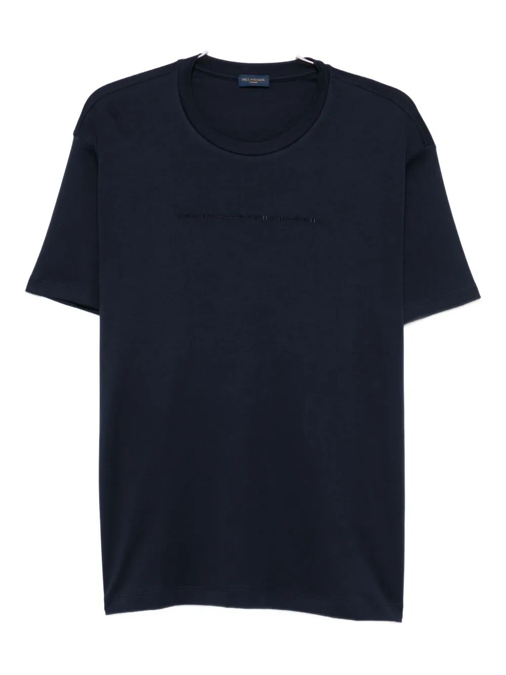 PAUL & SHARK Classic Cotton T-Shirt with Patch for Men - FW25 Collection