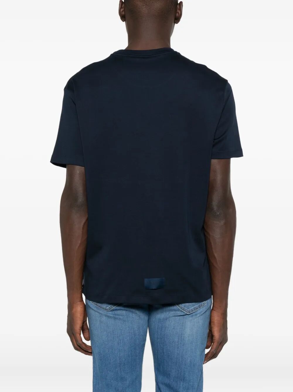 PAUL & SHARK Classic Cotton T-Shirt with Patch for Men - FW25 Collection