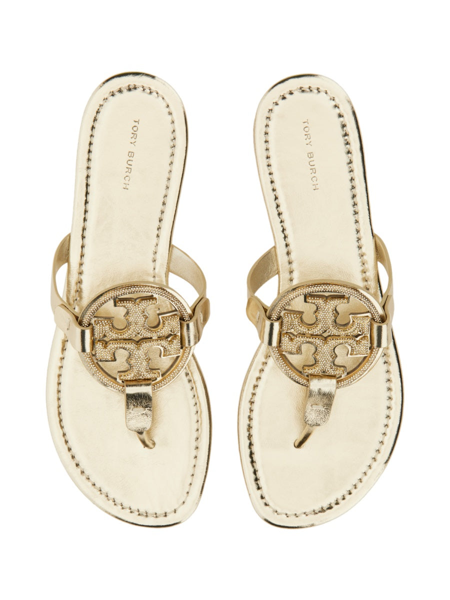 TORY BURCH Leather Miller Thong Slippers