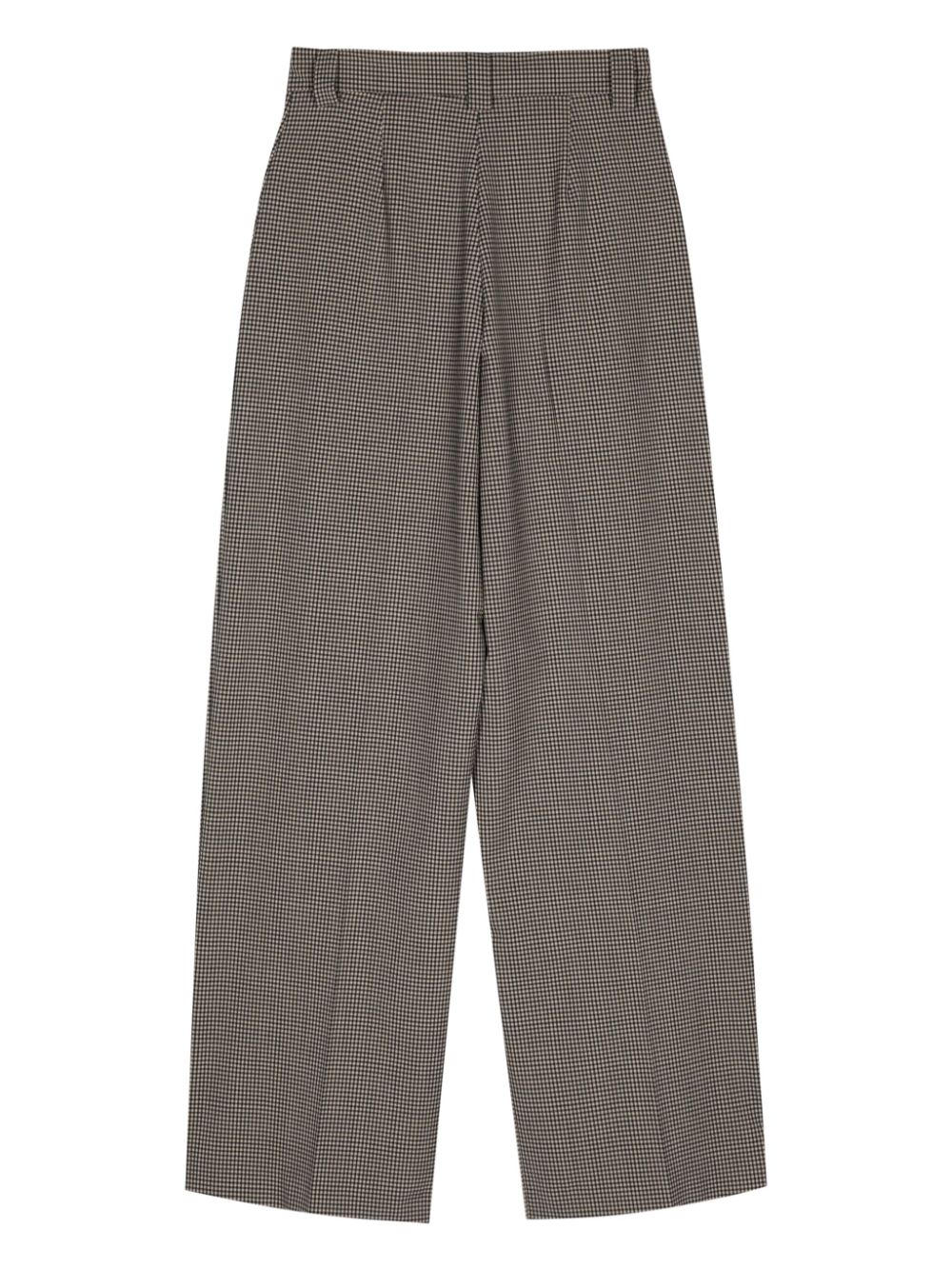 ALYSI Wool Blend Wide-Leg Trousers