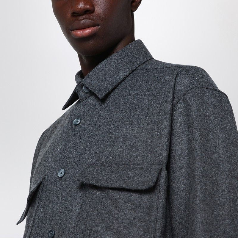 XACUS Men's Wool Blend Overshirt