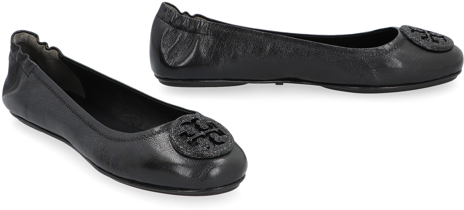 TORY BURCH Mini Travel Leather Ballet Flats for Women