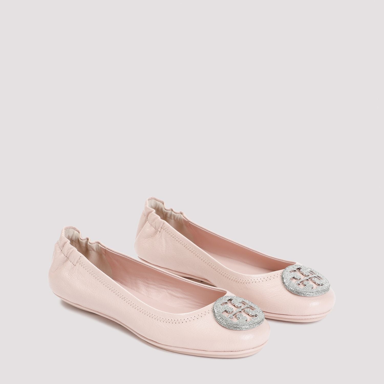 TORY BURCH Mini Travel Leather Ballet Flats