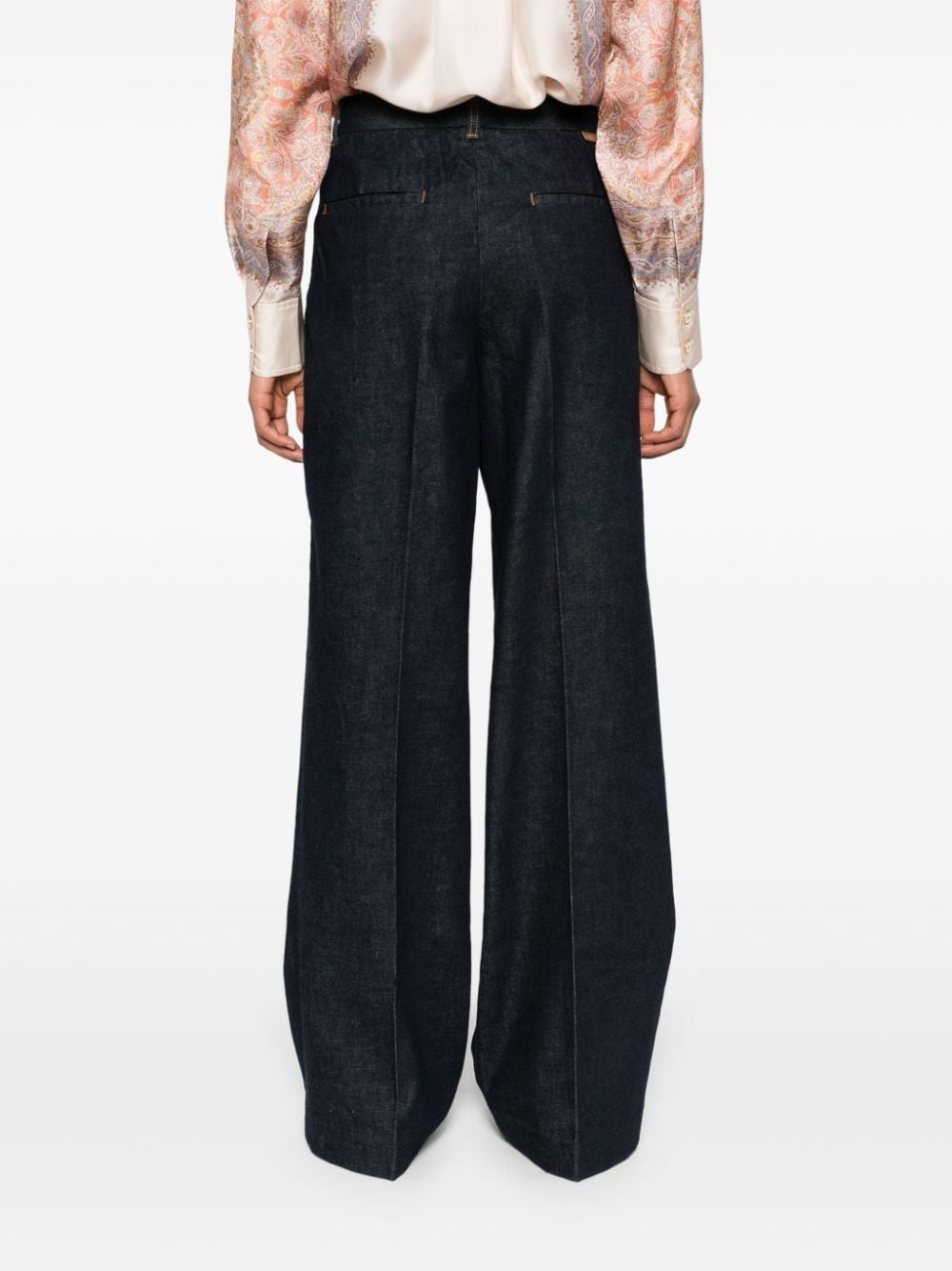 ZIMMERMANN Concealed Front Button Trousers