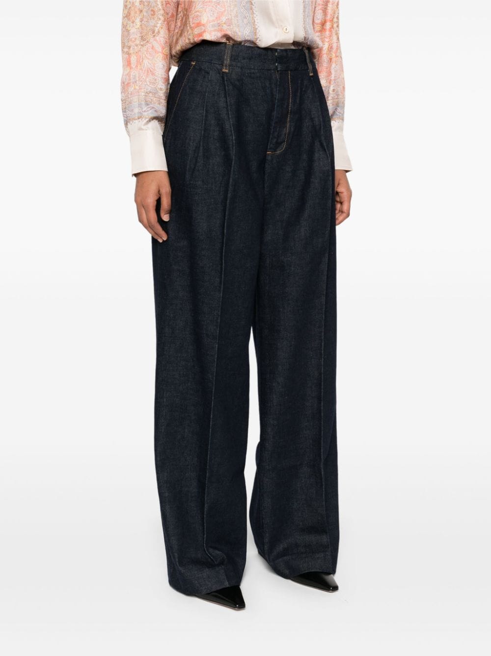 ZIMMERMANN Concealed Front Button Trousers