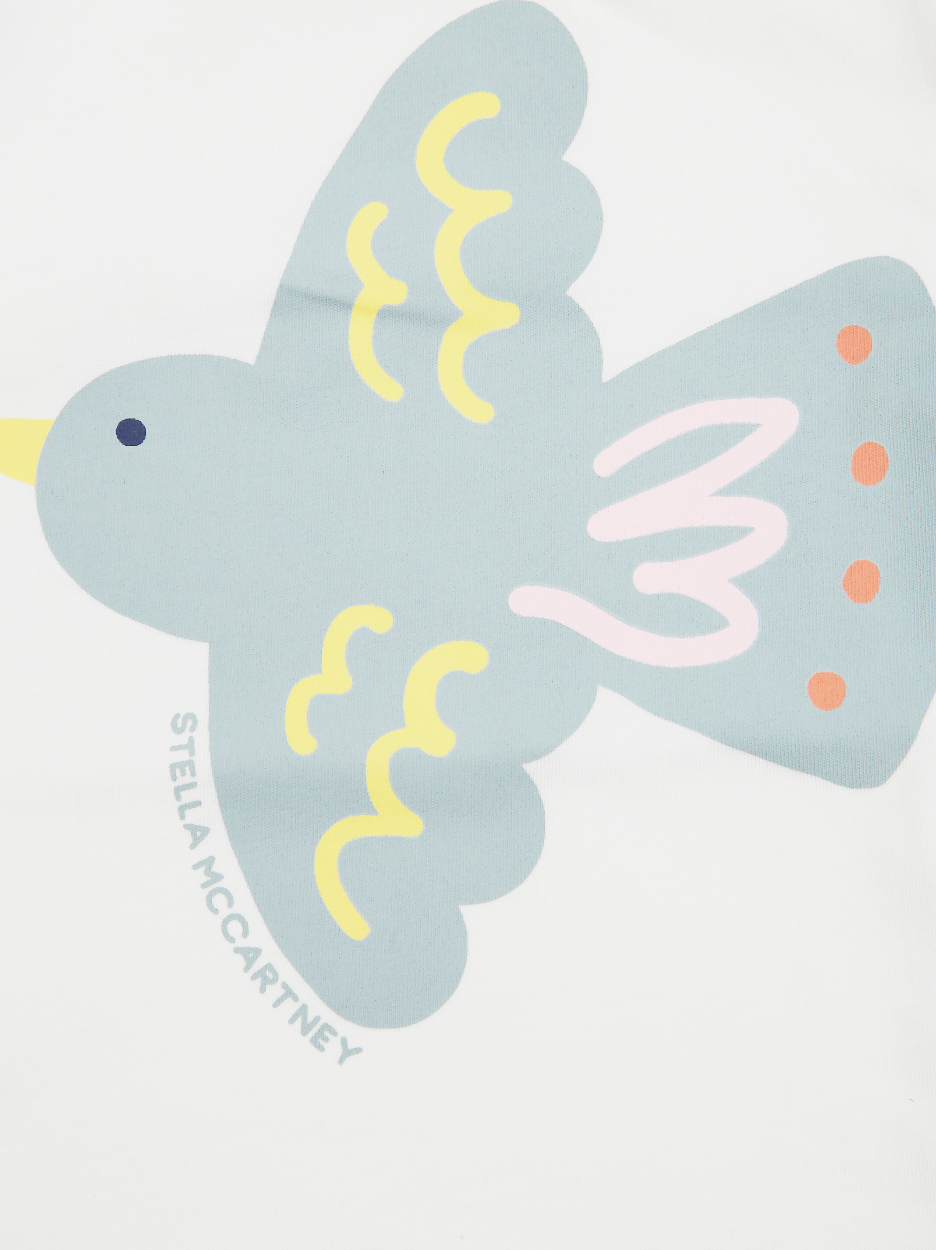 STELLA MC CARTNEY JUNIOR Mini Bird Print Long Sleeve T-Shirt